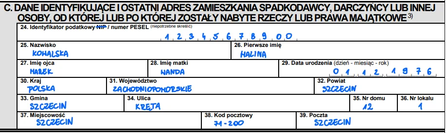 SD-Z2 - sekcja C